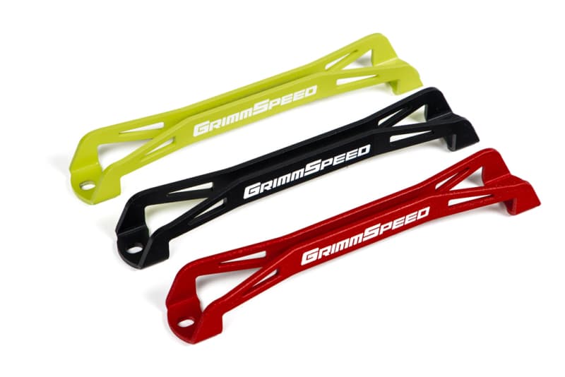 GrimmSpeed Battery Tie Down for 08-18 Subaru WRX/STI Lightweight Black - Image 3