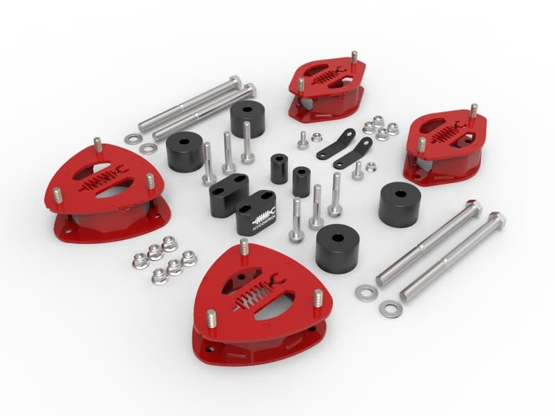 aFe CONTROL 2" Lift Kit for Subaru with CNC Laser-Cut Offset Spacers