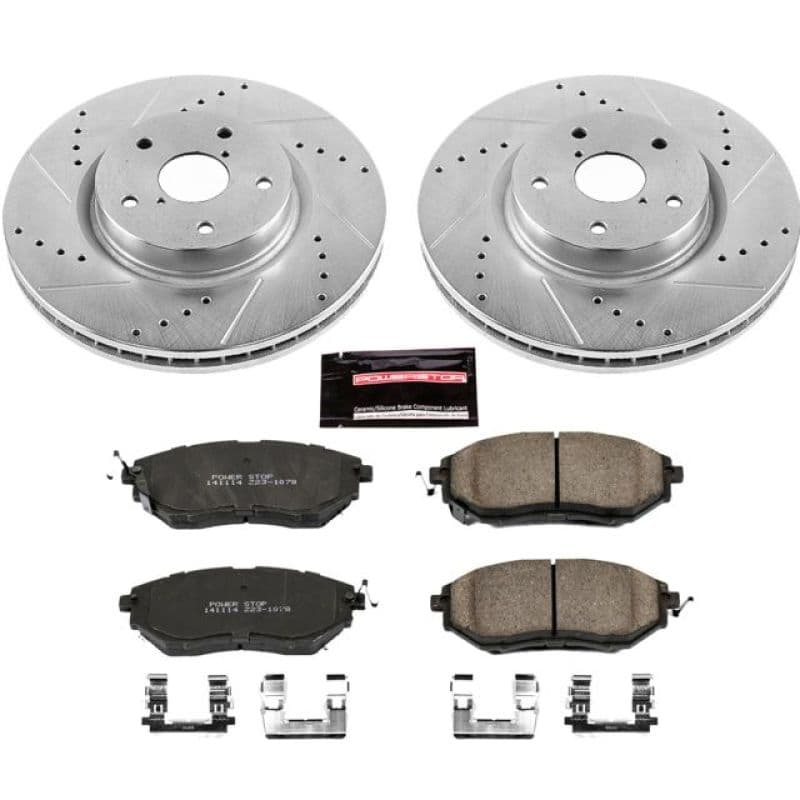 PowerStop Z23 Evolution Brake Kit for Daily Drivers with Carbon-Fiber Ceramic...
