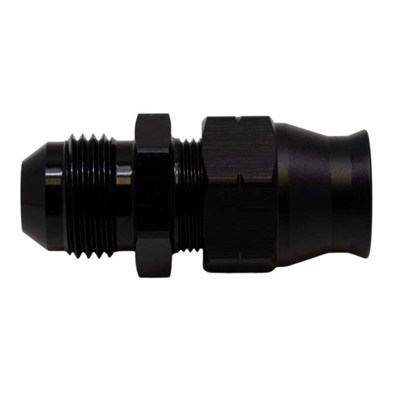 DeatschWerks Adapter Kit 8AN Male Flare to 1/2" Hardline Compression Matte Black