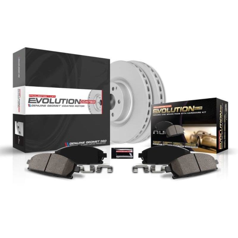 PowerStop Z17 Evolution Coated Rotor Brake Kit for Daily-Driven Vehicles