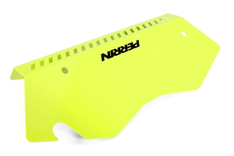 Perrin Performance Pulley Cover for 22-25 Subaru WRX Neon Yellow Tall - Image 3