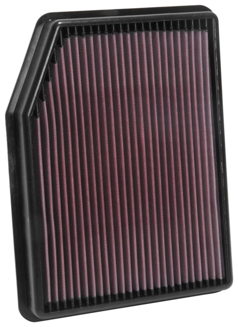 K&N Engineering Drop-In Air Filter Washable Reusable High-Flow for Multiple V...