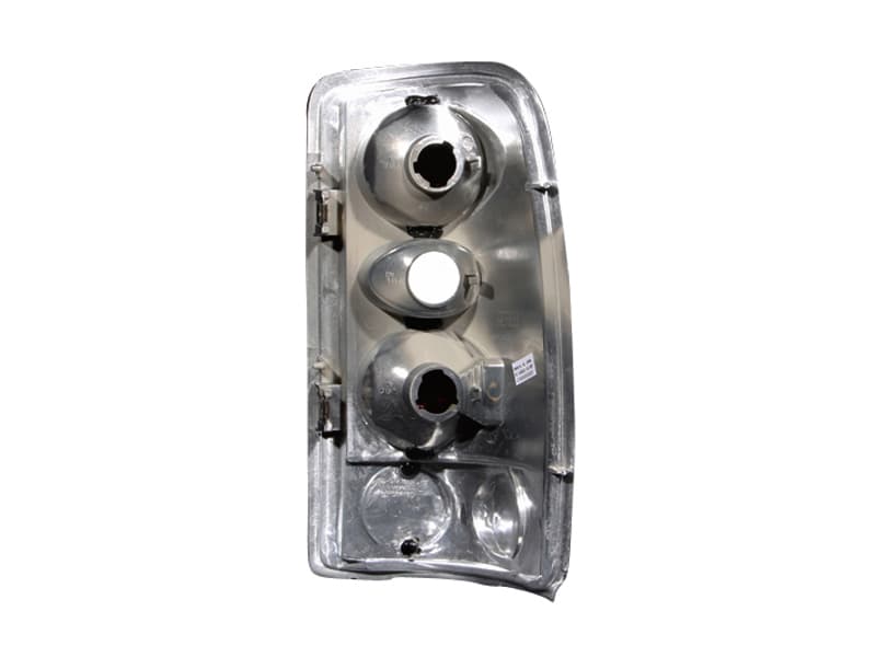 ANZO Tail Light Assembly for Chevy C6 Clear Lens Chrome Housing Pair - Image 4