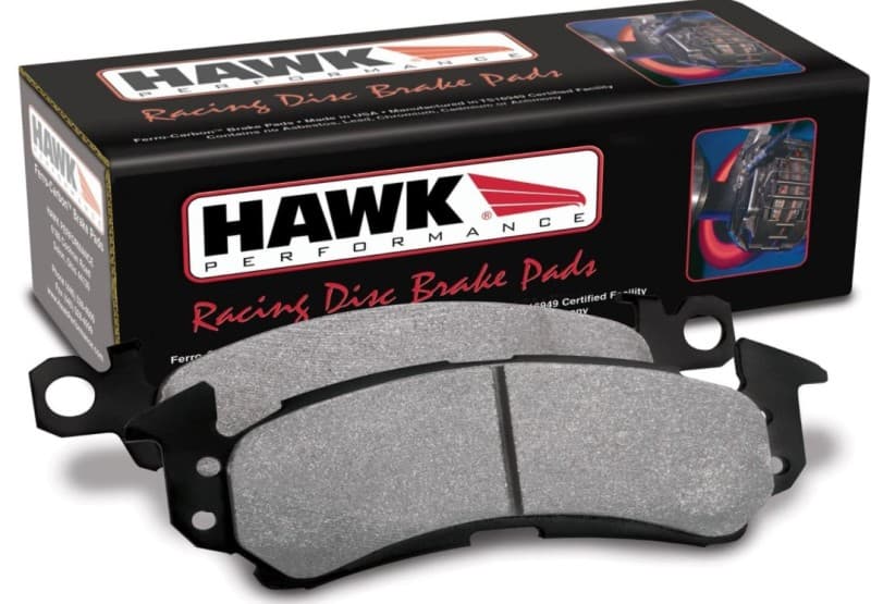Hawk Performance HP+ Brake Pad Set for OE Fitment with DTC Curved Slot Design