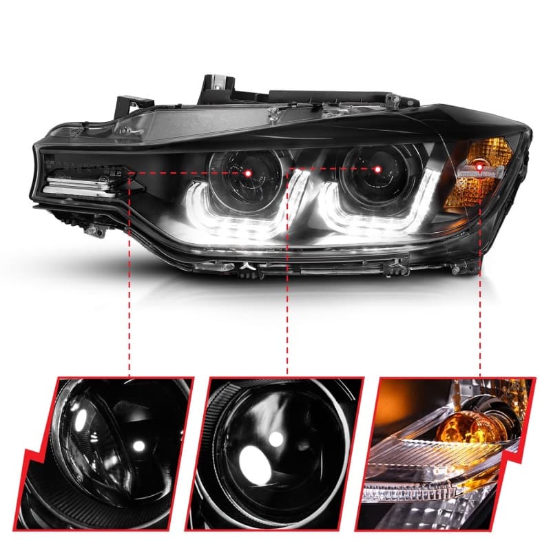 ANZO LED Projector Headlights for Chevy C6 121504 - Image 4