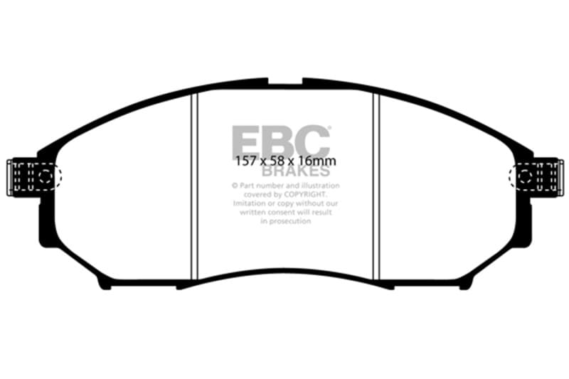 EBC Bluestuff NDX Brake Pad Set High Friction Sport & Race Material - Image 3