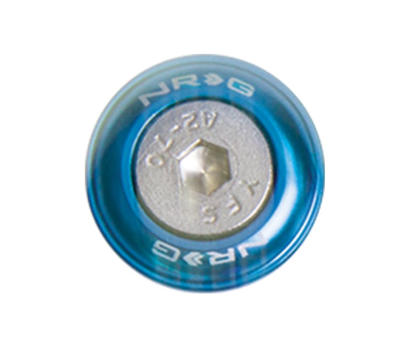 NRG Fender Washer Kit for Metal w/Rivets Blue Set of 10