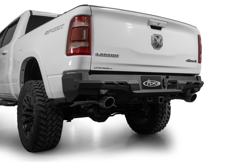 Addictive Desert Designs Rear Bumper for Truck Steel Bolt-On Black Label