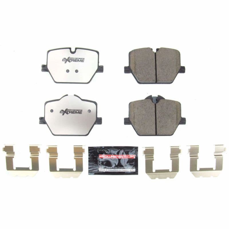 PowerStop Z26 Ceramic Brake Pads for Muscle Cars Low-Dust Carbon-Fiber Compound