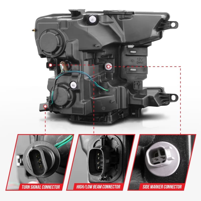 ANZO LED Projector Headlights for Chevy C6 High Output Replacement - Image 5