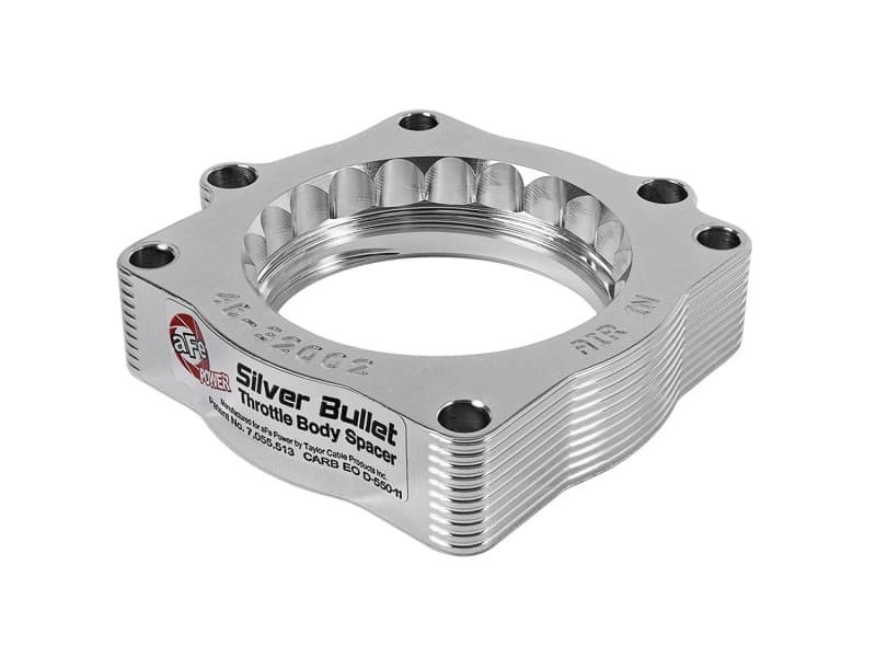 aFe Silver Bullet Throttle Body Spacer for Improved Airflow T-6061 Billet Alu...