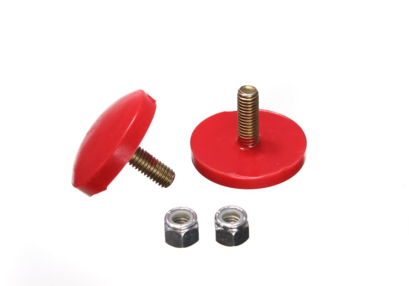 Energy Suspension Bump Stops for Control Arms Red Hyper-Flex Polyurethane - Image 3