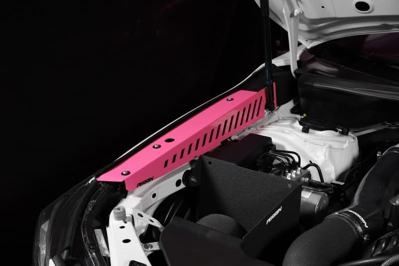Perrin Performance Fender Shroud Set for 22-25 Subaru WRX Hyper Pink - Image 4