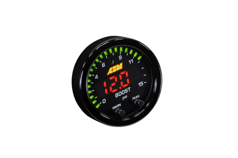 AEM X-Series Digital Gauge with AEMnet CAN-Bus and Programmable LED Display - Image 2