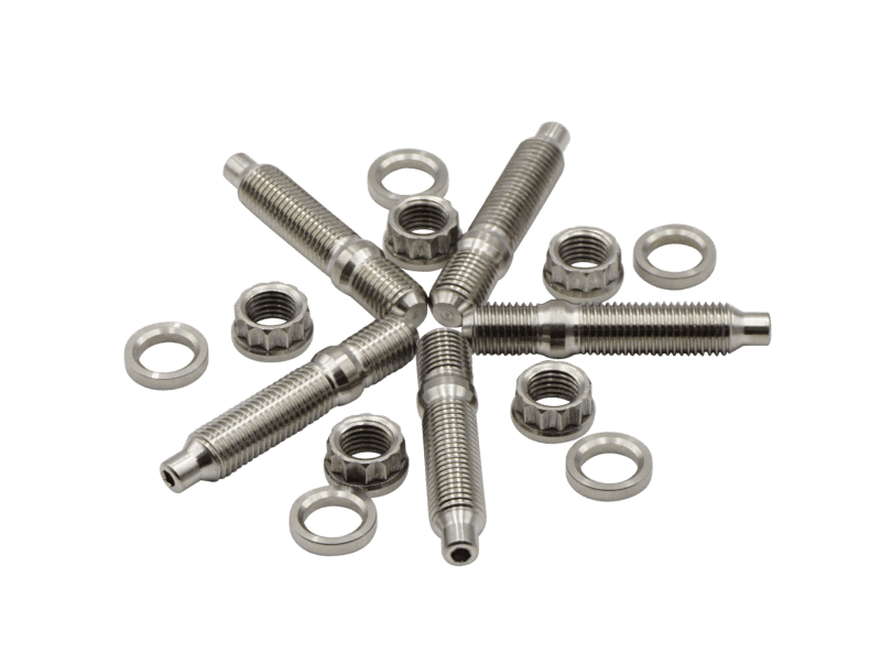 BLOX Racing Stainless Steel Exhaust Manifold Studs M10x1.25 55mm 5-Piece Set