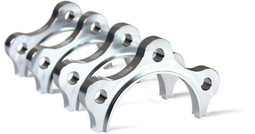 BLOX Racing Half Shaft Spacers for Honda S2000 Silver 1.25in Lowering