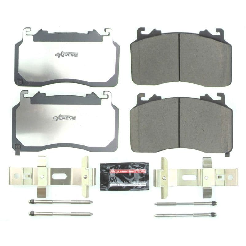 PowerStop Z26 Ceramic Brake Pads for Muscle Cars Low-Dust Carbon-Fiber Compound