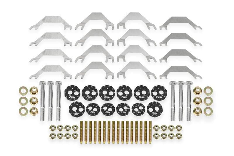 BMR Suspension Camber Bolt & Stud Kit for Chevy C6 Z06/ZR1 Black Anodized