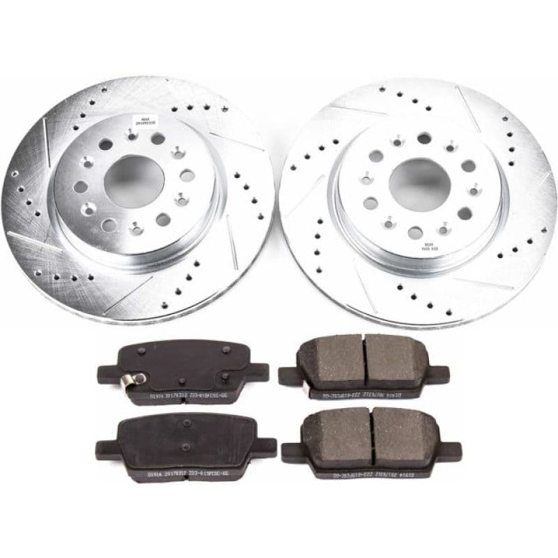 PowerStop Z23 Evolution Brake Kit for Daily Driver Carbon-Fiber Ceramic Pads