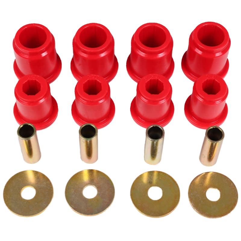 Energy Suspension Control Arm Bushings Front & Rear Hyper-Flex Polyurethane Red - Image 5