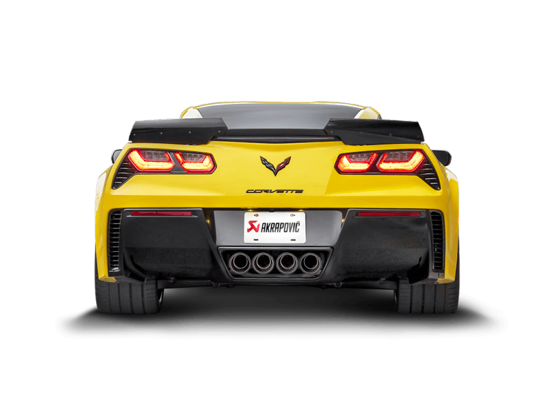 Akrapovic Slip-On Line for Chevrolet Corvette Z06 (C7) Titanium w/ Carbon Tips - Image 4
