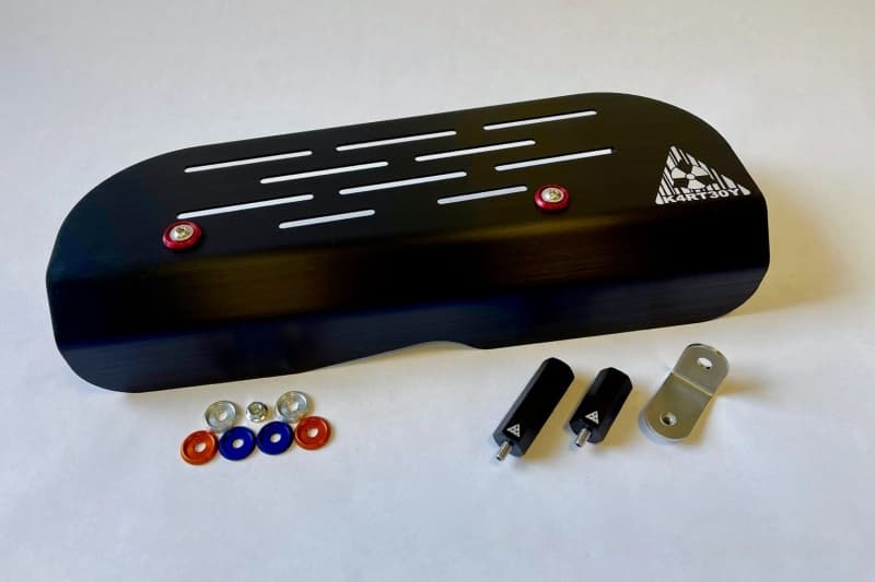 Kartboy Alternator Cover for Subaru WRX EJ Models 02-14 Black Anodized