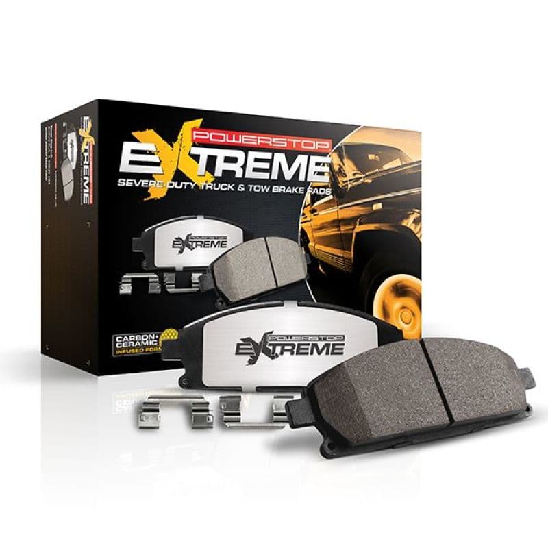 PowerStop Z36 Ceramic Truck & Tow Brake Pads for Trucks & SUVs Low-Dust Carbo...