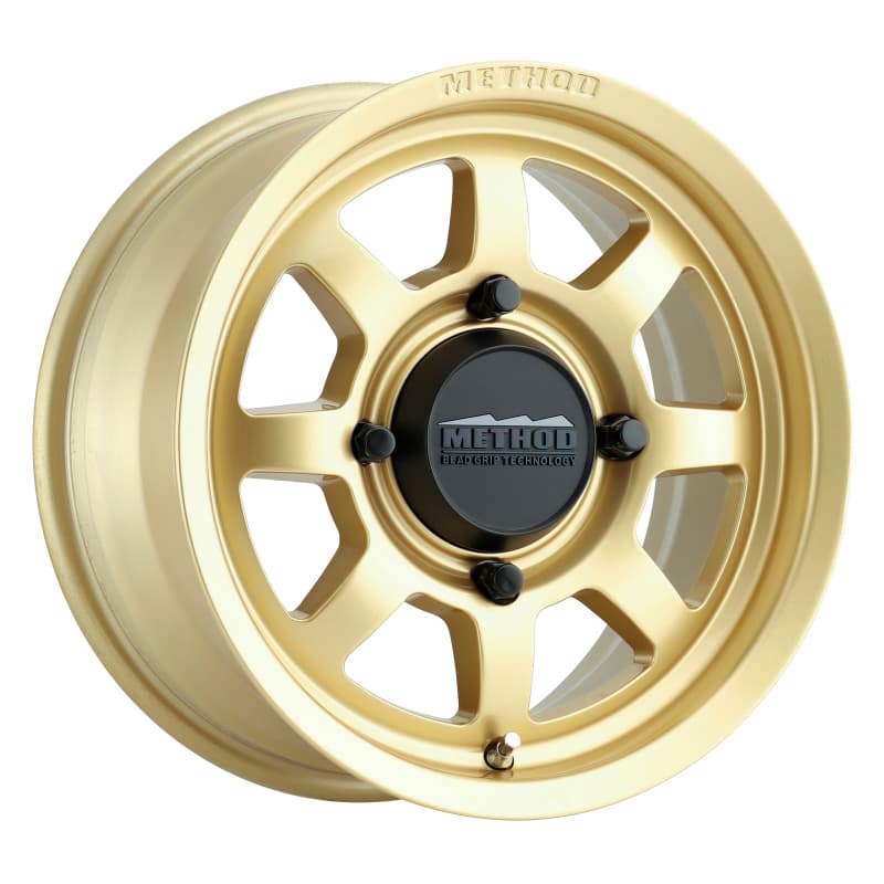 Method Wheels MR410 14x7 4x136 4+3 Offset 106.25mm CB Gold Wheel - Image 2