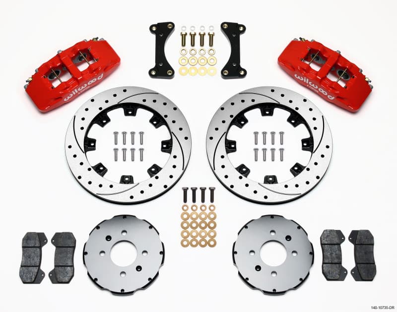 Wilwood Dynapro 6-Piston Brake Kit for Front Wheel Drive Sport Compact 12.19”