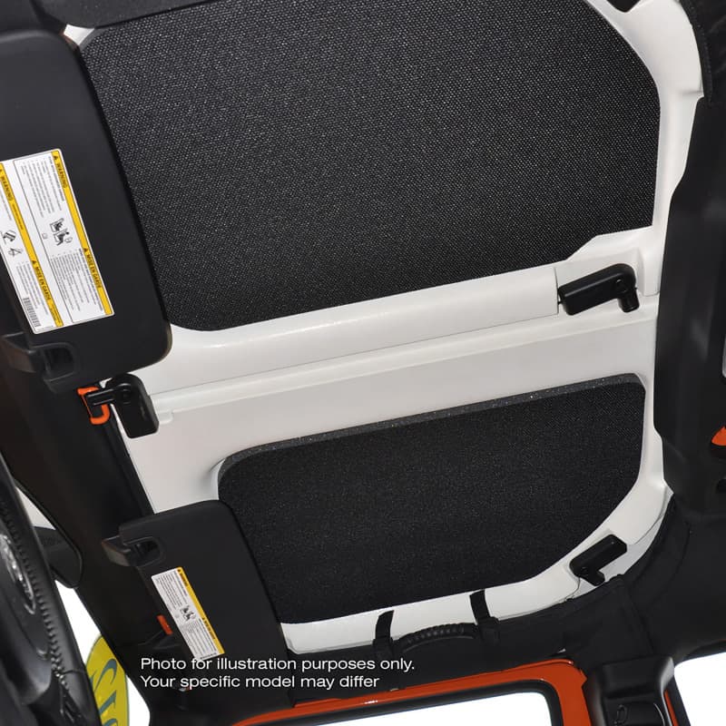 DEI Headliner Sound Deadening Kit for Jeep Wrangler Pre-Shaped Peel and Stick - Image 5