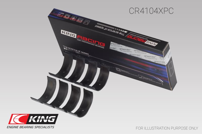 King Engine Bearings Rod Bearings for Audi/VW 83-03 1.6L/1.8L/2.0L Performanc... - Image 2