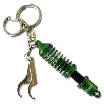 Tein Damper Keychain with Wrench Green/Black