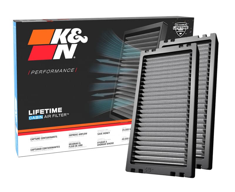 K&N Engineering Cabin Air Filter Washable High-Flow Synthetic Material - Image 3