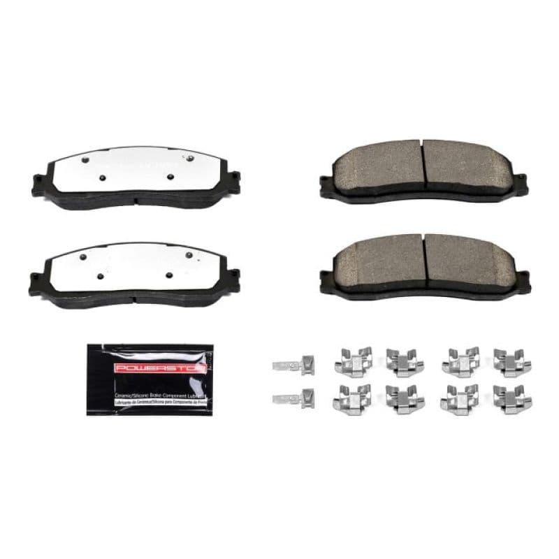 PowerStop Z36 Ceramic Brake Pads for Trucks & SUVs Low-Dust Carbon-Fiber Comp...