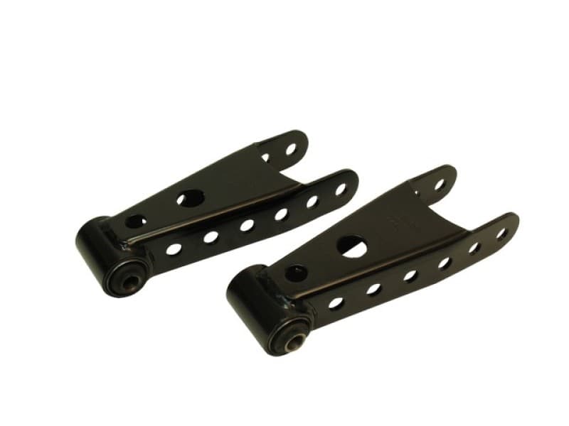 Belltech Lowering Shackle Kit for Trucks 1-3 Inch Drop Powder Coated Steel - Image 2