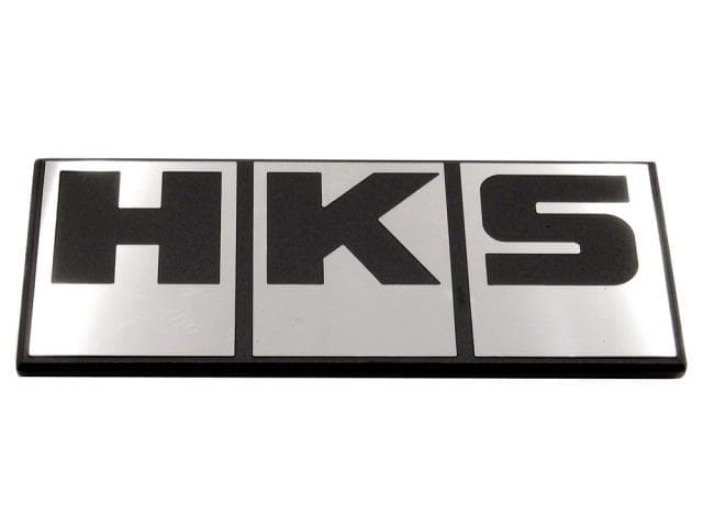 HKS Silver Block Logo Emblem Replacement Part