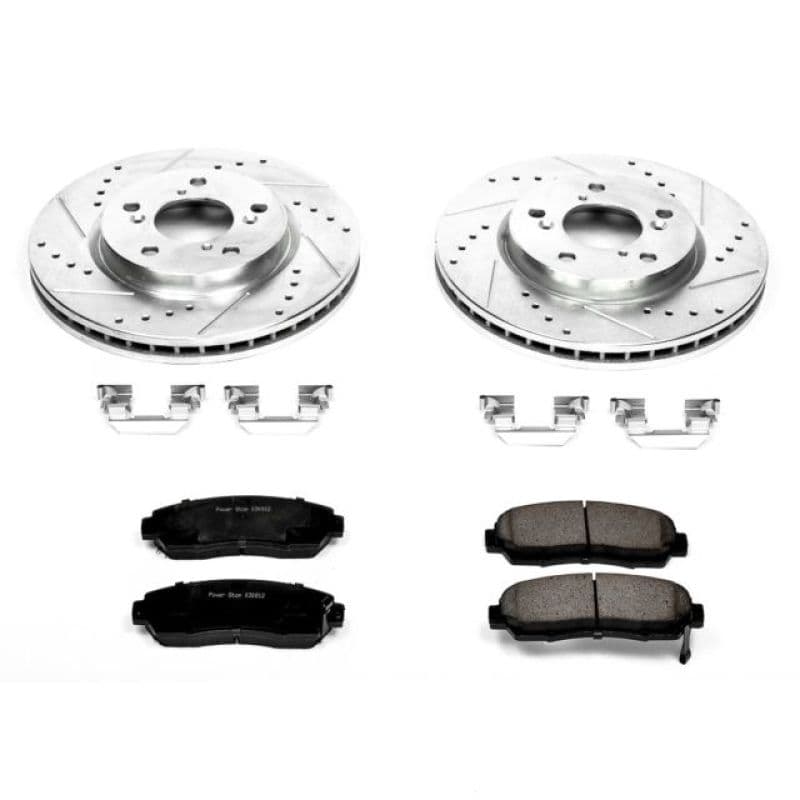 PowerStop Z23 Evolution Sport Brake Kit 355mm Carbon-Fiber Ceramic Pads