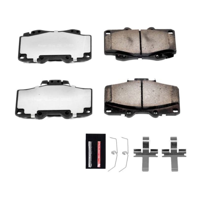 PowerStop Z36 Ceramic Truck & Tow Brake Pads for Trucks SUVs Low-Dust Carbon-...