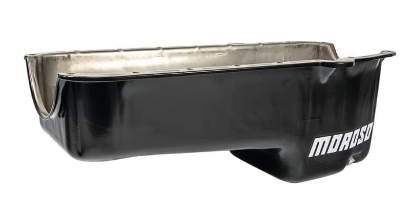 Moroso Oil Pan for Pre-80 Chevrolet Small Block 5qt 7.5in Steel Wet Sump