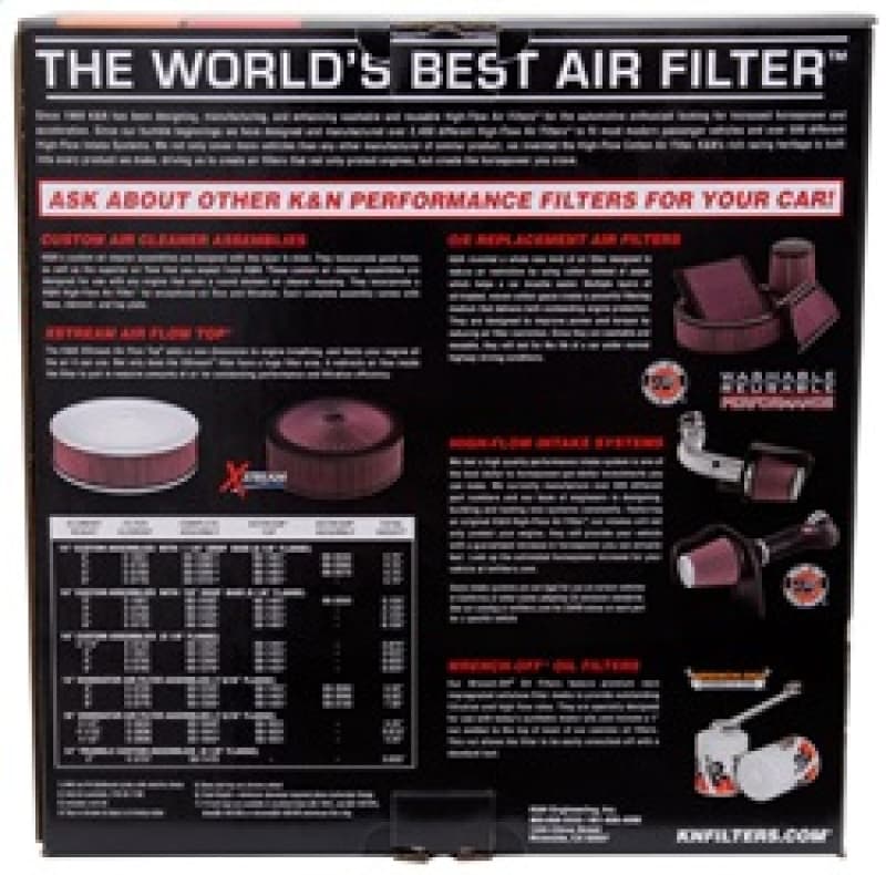 K&N Engineering Drop-In High-Flow Air Filter E-3770 Reusable Washable - Image 4