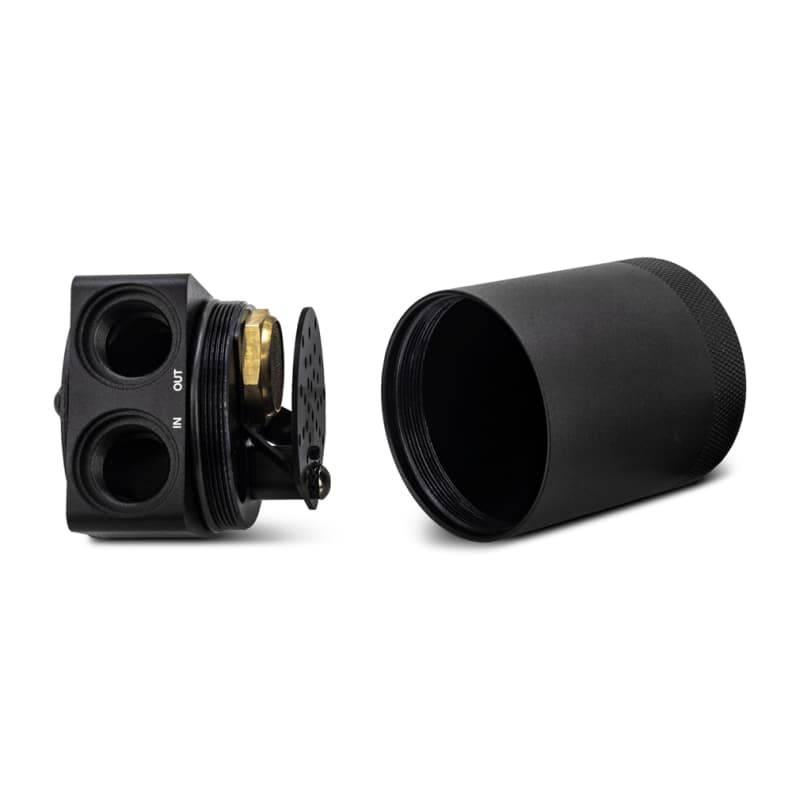 Mishimoto Baffled Oil Catch Can Universal High-Flow with 50-Micron Bronze Filter - Image 4
