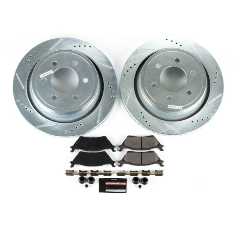 PowerStop Z23 Evolution Brake Kit for Daily Driver Carbon-Fiber Ceramic Pads