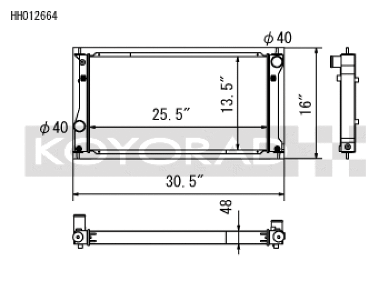 Koyo Racing Radiator for 2022+ Toyota GR86 & Subaru BRZ All-Aluminum
