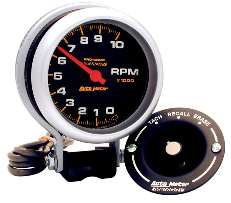 AutoMeter Tachometer for Performance Vehicles 0-10,000 RPM with LED Shift Light