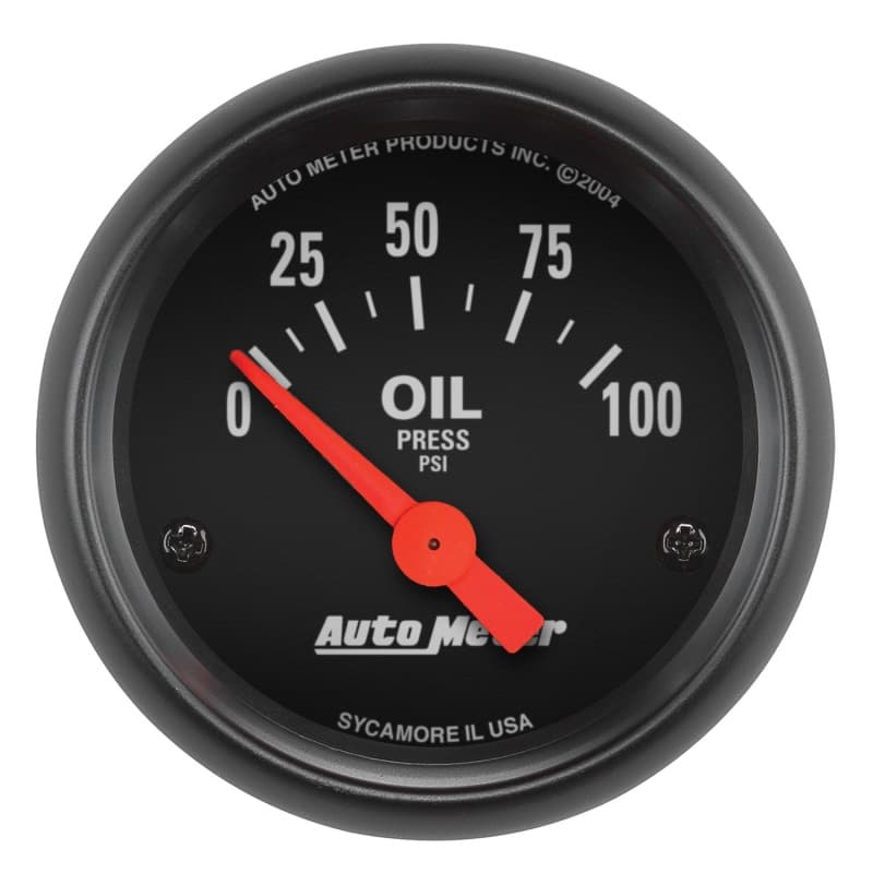 AutoMeter Oil Pressure Gauge with Air Core Movement Single Wire Sender