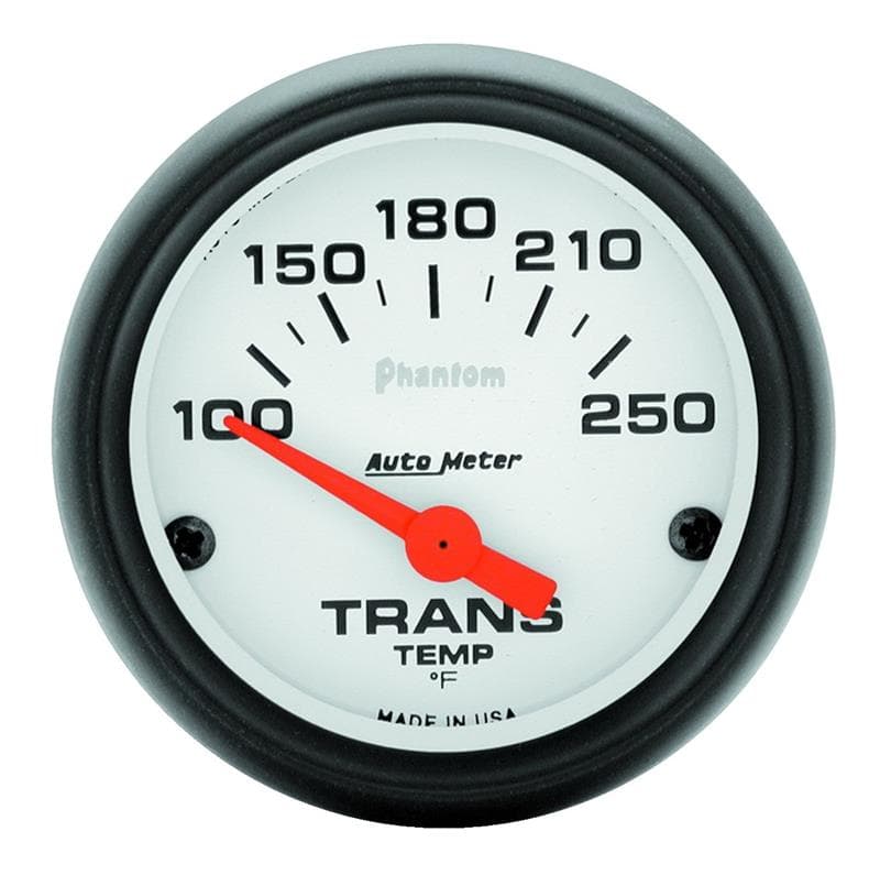 AutoMeter Phantom Transmission Temp Gauge for Automatic Transmissions with 1/...