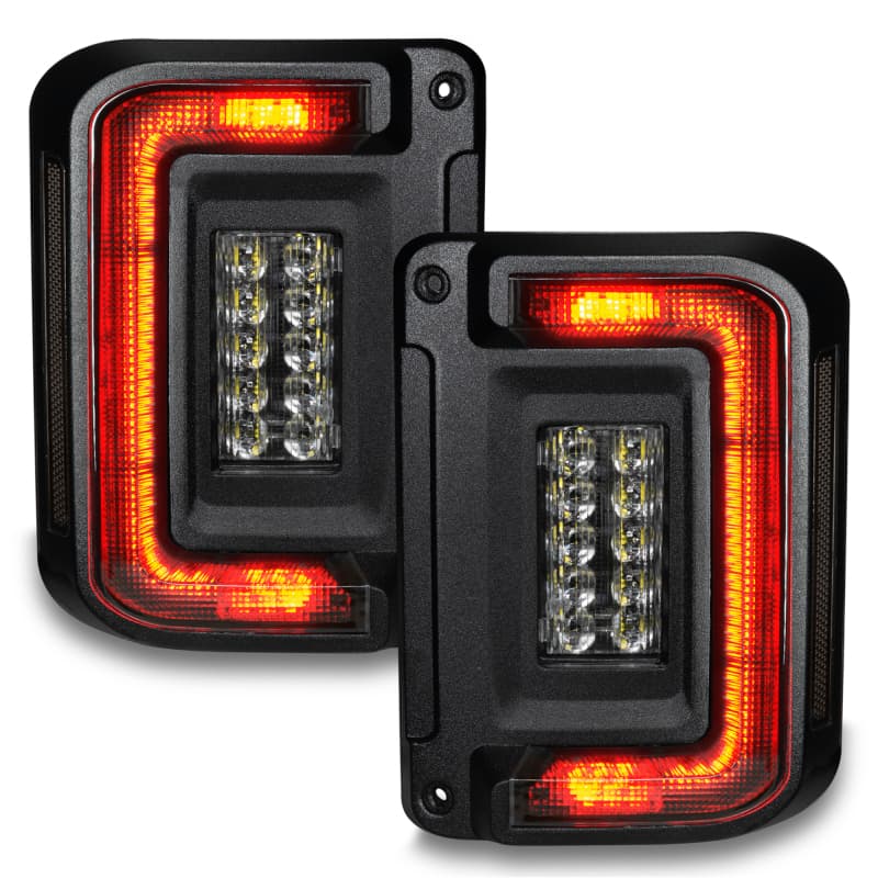 ORACLE Lighting LED Tail Lights for Jeep Wrangler JK Flush Mount Low-Profile - Image 4