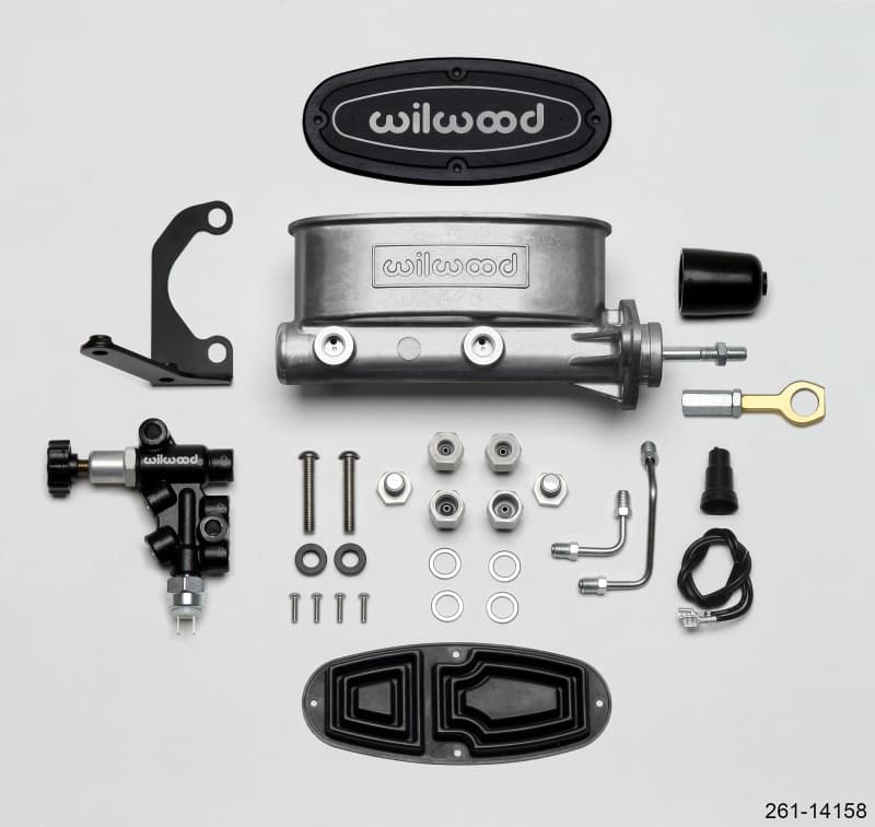 Wilwood Aluminum Tandem Master Cylinder Kit for Early Ford Mustang with Propo...