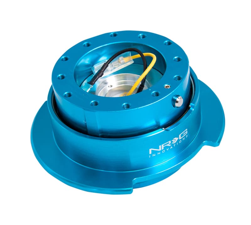 NRG Quick Release Kit Gen 2.5 Blue Body Titanium Chrome Ring - Image 2